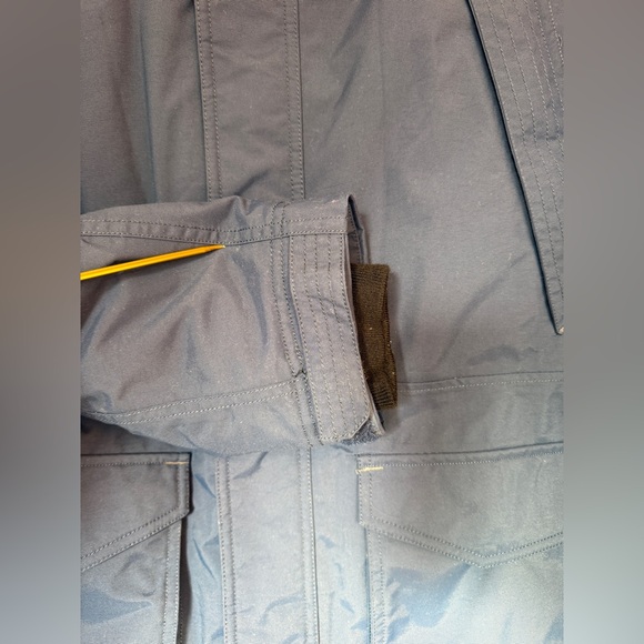 Eddie Bauer Men’s Navy Premium DOWN Hooded Weatheredge Parka NWOT-Large - Picture 11 of 14